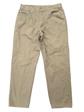 Levi's Denim Jeans Mens Size 36x30 (Fits 34x30) 550 Relaxed Fit Beige VTG Y2K